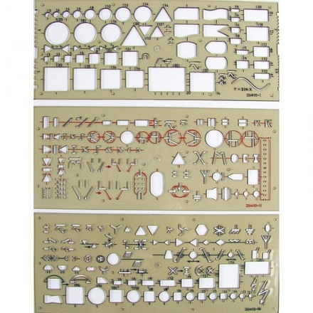 Papírenské zboží - Šablona 703071 speciální ELEKTRO