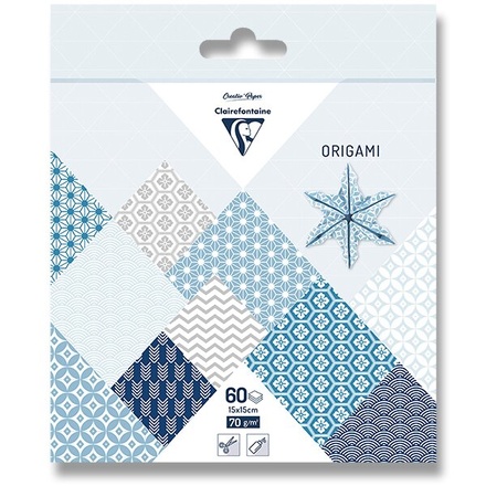 Papírenské zboží - Sada papírů Clairefontaine Origami Winter