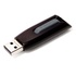 Papírenské zboží - Verbatim USB flash meghajtó, USB 3.0 (3.2 Gen 1), 128 GB, V3, Store N Go, fekete, 49189, USB A,