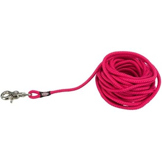 Papírenské zboží - Stopovací vodítko kulaté, vypouštěcí karabina - fuchsia S-L:10m/6mm