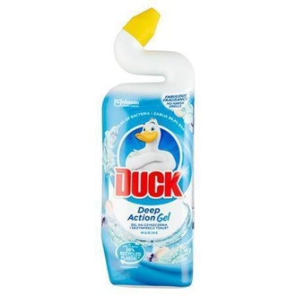 Papírenské zboží - Tekutý čistič WC, 750 ml, DUCK "Deep Action Gel", ocean