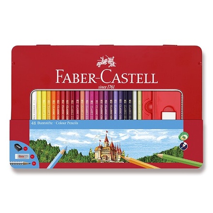 Papírenské zboží - Pastelky Faber-Castell 48 barev + příslušenství 115888