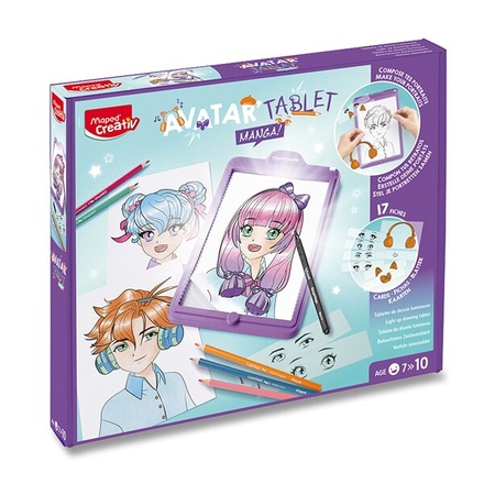 Papírenské zboží - Sada Maped Creativ Avatar tablet Manga