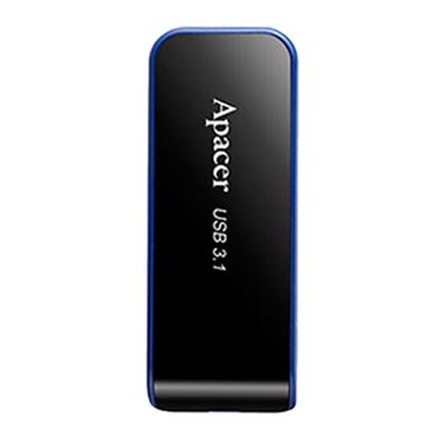 Papírenské zboží - Apacer USB flash disk, USB 3.0 (3.2 Gen 1), 16GB, AH356, černý, AP16GAH356B-1, USB A, s v