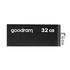 Papírenské zboží - Goodram USB flash meghajtó, USB 2.0, 32 GB, UCU2, fekete, UCU2-0320K0R11, USB A, forgatható fedéllel