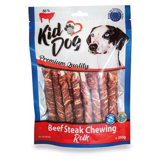 Papírenské zboží - KIDDOG hovězí steak na buvolí tyčince - 8 mm/12 cm 250 g 