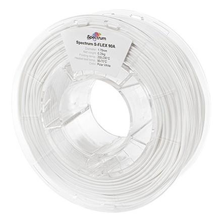 Papírenské zboží - Spectrum 3D filament, S-Flex 90A, 1,75mm, 250g, 80261, polar white